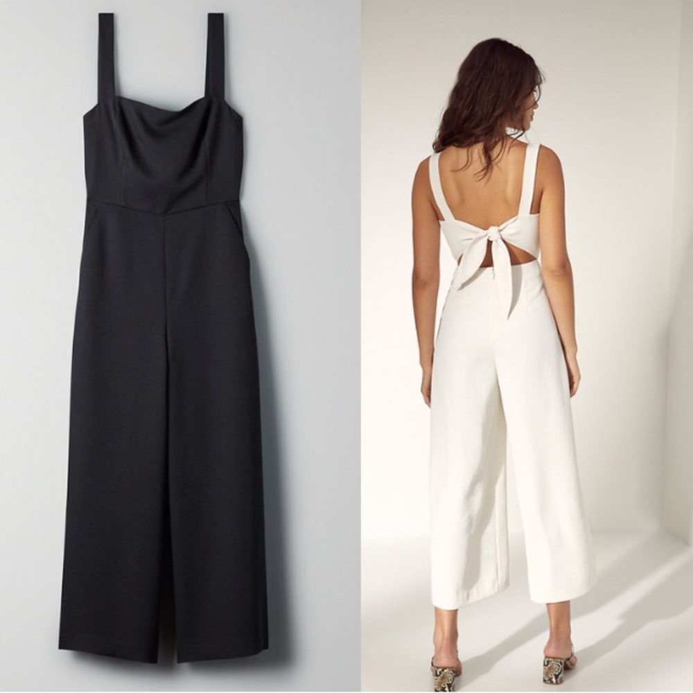 Aritzia Wilfred Ecoulement Jumpsuit in Black